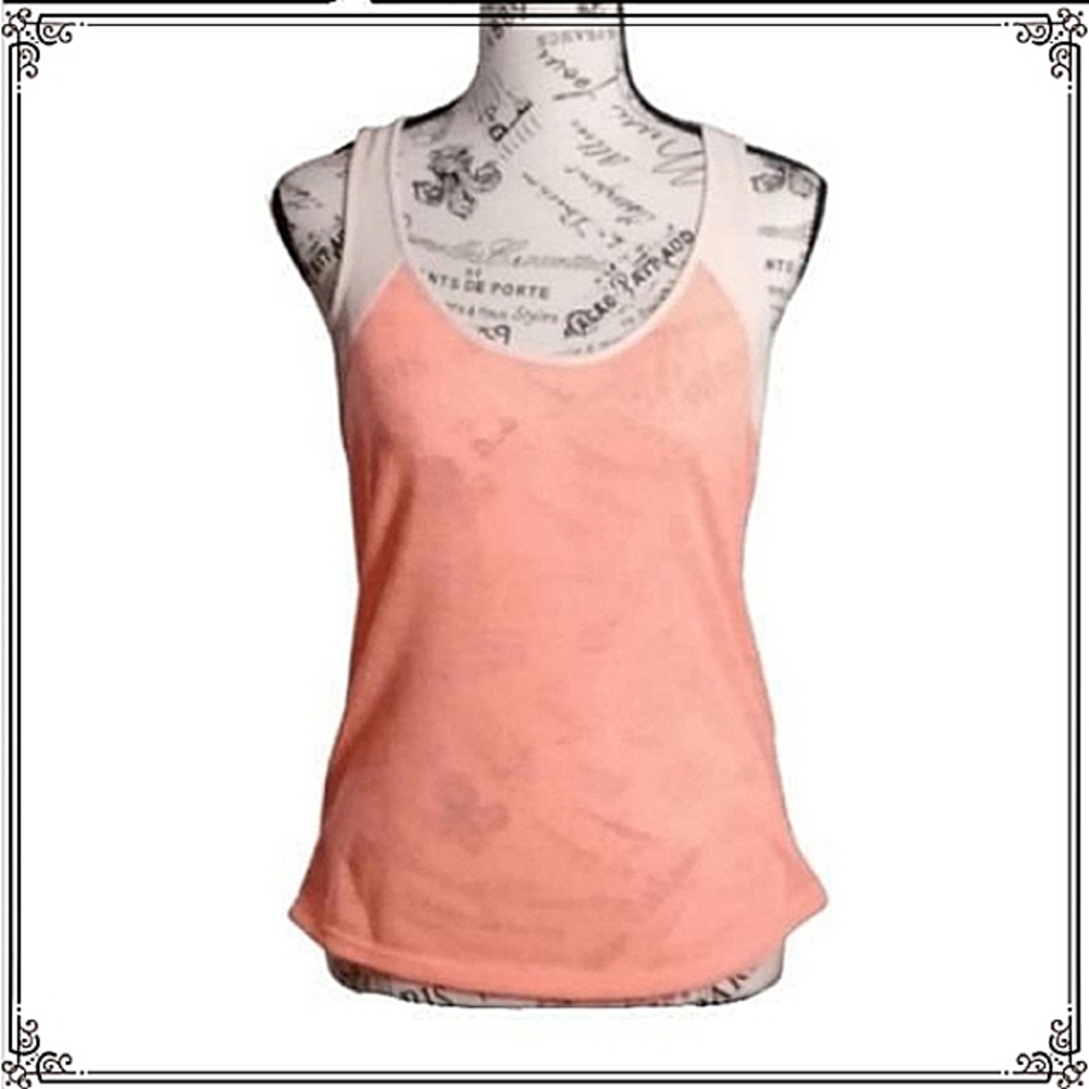 Leo Meets Virgo Peach Tank Top Size Small